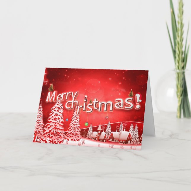 Feliz navidad y feliz año nuevo (Anverso)