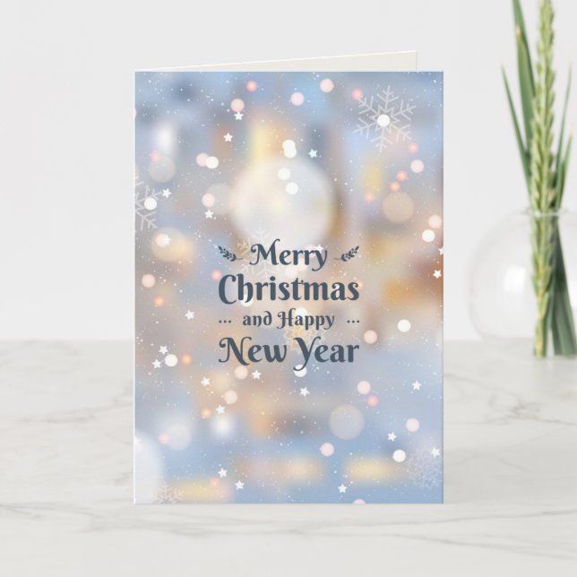 Feliz Navidad Y Feliz Año Nuevo (Anverso)