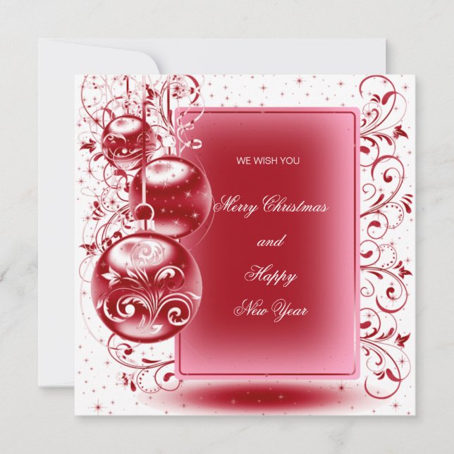 Feliz Navidad y Feliz Año Nuevo (Anverso)