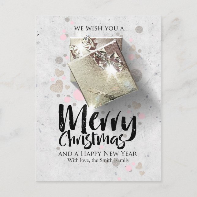 Feliz Navidad y Feliz Año Nuevo (Anverso)