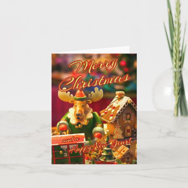 ¡Feliz Navidad y feliz año nuevo! (Anverso)