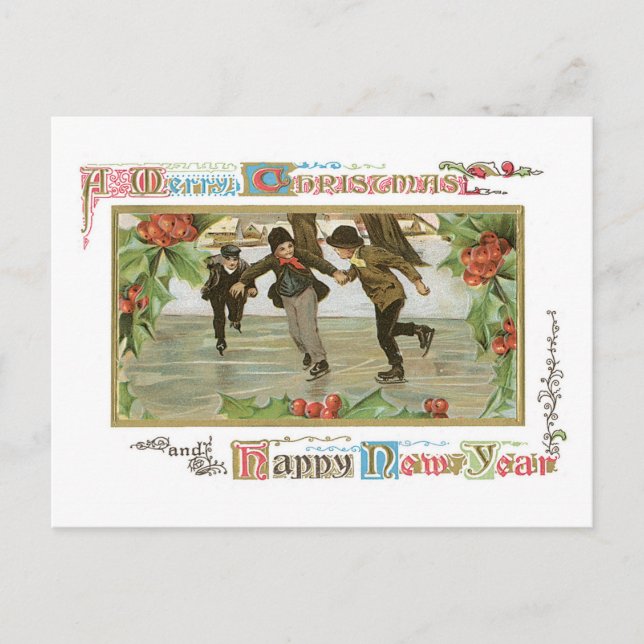 Feliz Navidad y Feliz Año Nuevo (Anverso)