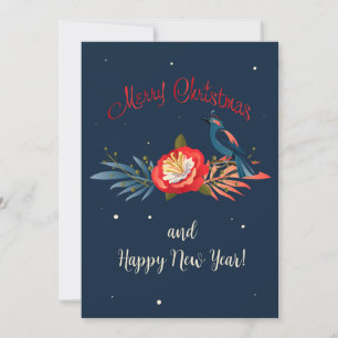 ¡Feliz Navidad y Feliz Año Nuevo! 2027 Pájaro Azul