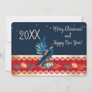 ¡Feliz Navidad y Feliz Año Nuevo! 2027 Pájaro Azul