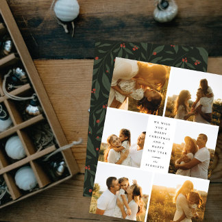 Feliz Navidad y Feliz Año Nuevo 6 Collage de fotos