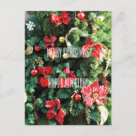 Feliz Navidad y feliz año nuevo, árbol