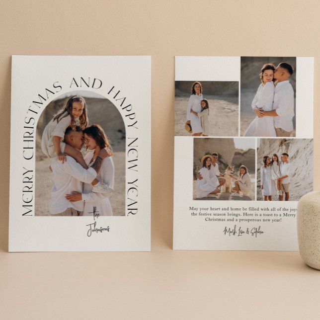 Feliz Navidad y feliz Año Nuevo Moderno (Subido por el creador)