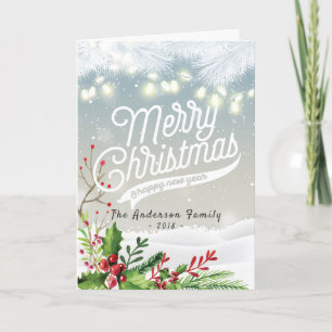 Feliz Navidad y Feliz Año Nuevo Saludos