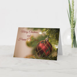 Feliz Navidad y Feliz Año Nuevo tarjetas de felici