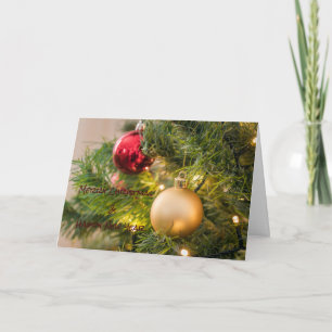 Feliz Navidad y Feliz Año Nuevo tarjetas de felici