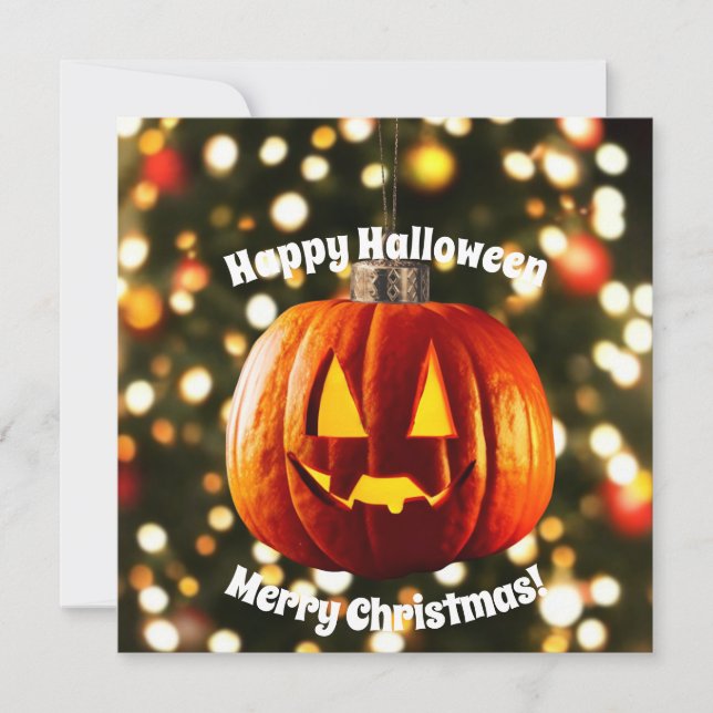 Feliz Navidad y Feliz Halloween (Anverso)