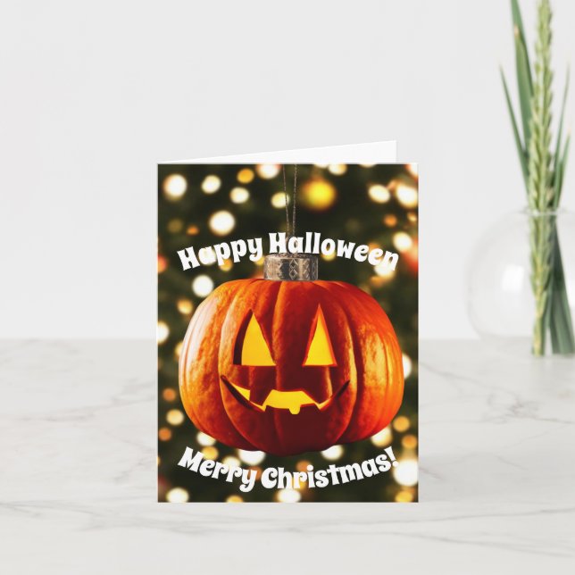 Feliz Navidad y Feliz Halloween (Anverso)