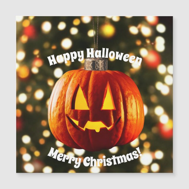 Feliz Navidad y Feliz Halloween (Anverso)