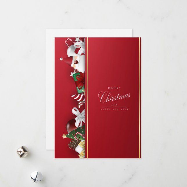 Feliz Navidad y Feliz Navidad de Año Nuevo (Anverso/Reverso In Situ)