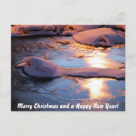 Feliz Navidad y feliz postal de Año Nuevo