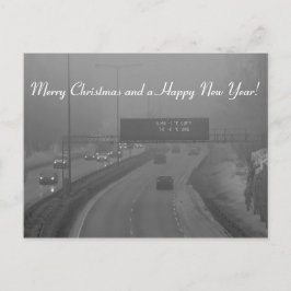 Feliz Navidad y feliz postal de Año Nuevo