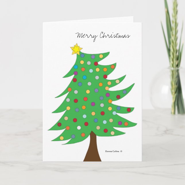 Feliz Navidad y feliz tarjeta de Año Nuevo (Anverso)