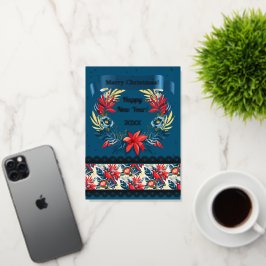 Feliz Navidad y próspero Año Nuevo. Blue Bird 2025