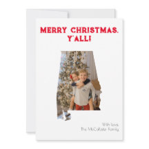 Feliz Navidad Y todos Rojo Foto Estatal Alabama