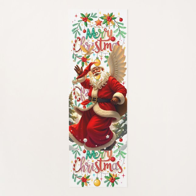 Feliz Navidad Yoga Mat (Custom yoga mats allow you to truly express your inner yogi. Namaste!)