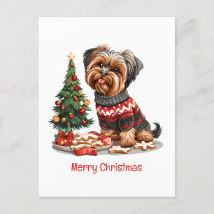 Feliz Navidad Yorkshire Terrier Dogs