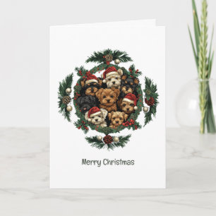 Feliz Navidad Yorkshire Terrier Dogs