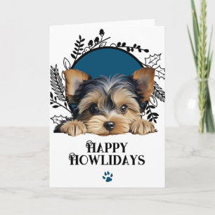 Feliz Navidad Yorkshire Terrier Perro Navidad