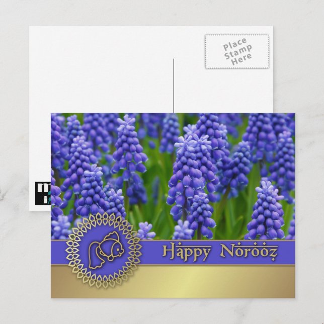 Feliz Nouruz. Postales de Año Nuevo persa (Anverso / Reverso)