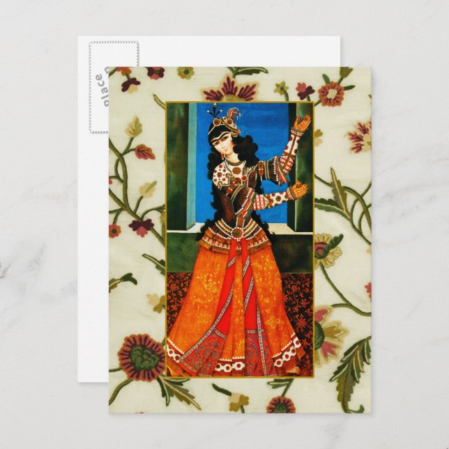 Feliz Nowruz. Tarjetas del Año Nuevo Persa (Anverso / Reverso)