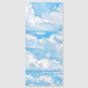 Feliz nubes soleadas por todo el fondo de impresió