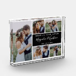 Feliz Nunca Después Del Boda Collage de fotos Keep<br><div class="desc">Convierte tus fotos bodas favoritas en un gran placer con este moderno diseño de collage de fotos. El texto dice Feliz para siempre. Puede agregar sus nombres y fecha de boda para personalizarlos más. **LEE ANTES DE PEDIR** Si realiza cambios en la forma o el tamaño o elige otro producto...</div>
