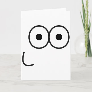 Feliz Ojos y Boca - Tarjeta de saludo