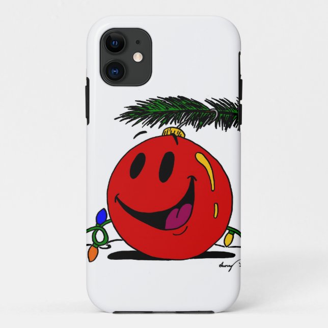 Feliz Ornament iPhone 5 Funda (Reverso)