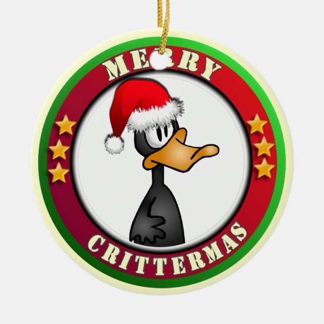 Feliz ornamento de Crittermas (Frente)