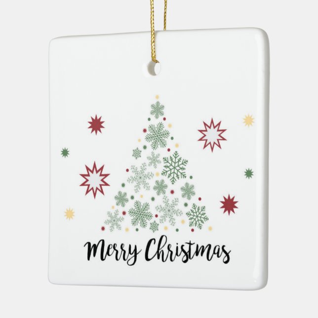 Feliz ornamento del árbol de navidad (Izquierda)