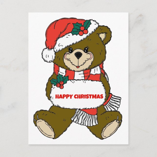 Feliz oso Navidad (Anverso)