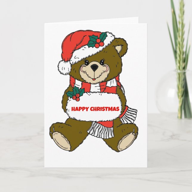 Feliz oso Navidad (Anverso)