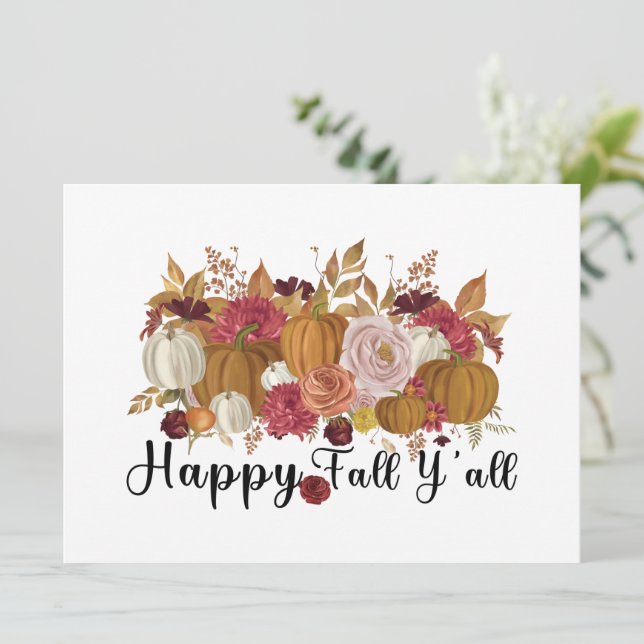 Feliz otoño (Anverso de pie)