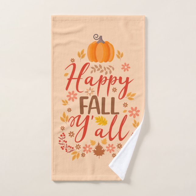 Feliz otoño (Toalla de mano)