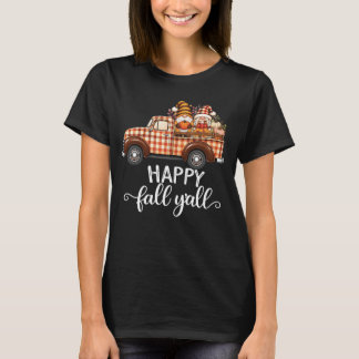 Feliz Otoño Para Todos Camisa de Camioneta Escoces
