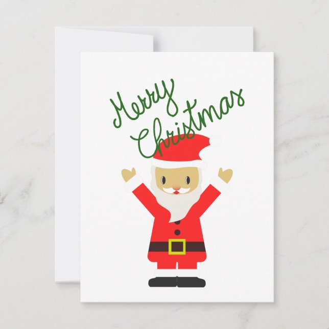 Feliz Papá Noel te desea Feliz Navidad (Anverso)