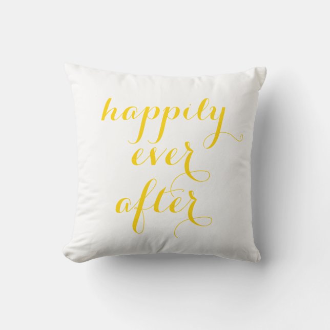 Feliz para siempre después de la almohada en oro a (Anverso)