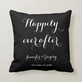 Feliz para siempre después del Cojín decorativo