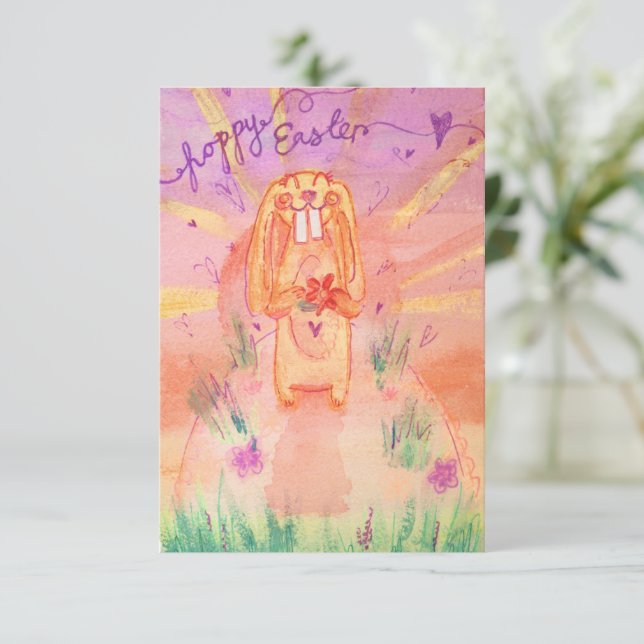 ¡Feliz Pascua! (Anverso de pie)