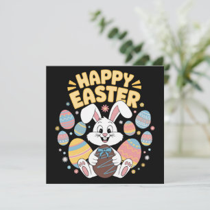 Feliz Pascua 2025  Huevos Conejo Conejito Lindo