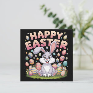 Feliz Pascua 2025  Huevos Conejo Conejito Lindo