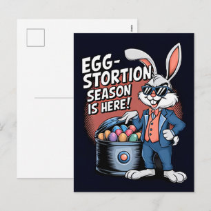 Feliz Pascua 2025 Tarjeta de Felicitación de Huevo