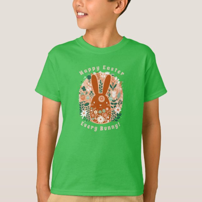 ¡Feliz Pascua a todos los conejitos! Camiseta (Anverso)