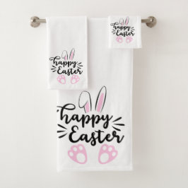 Feliz Pascua, aburrido conejito, orejas y pies