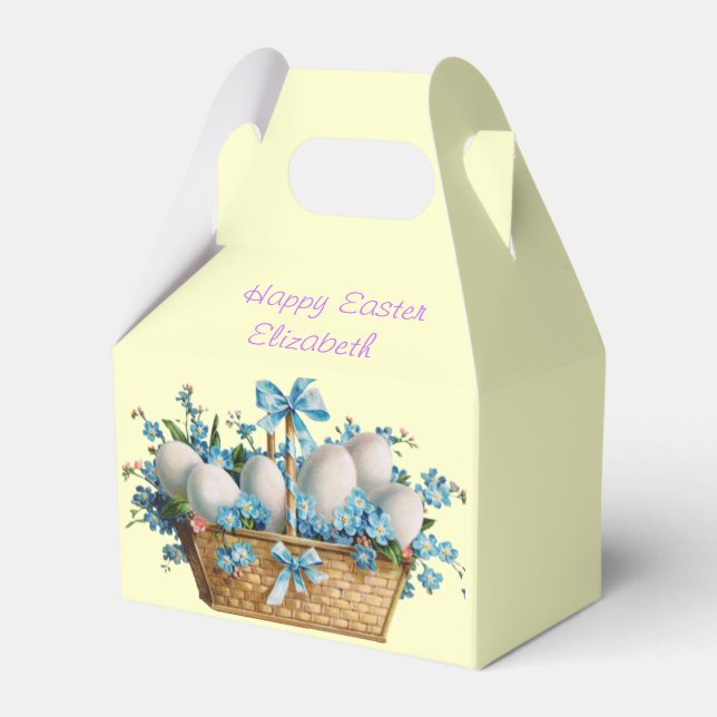 Feliz Pascua, Caja de Caramelos de Pascua (Reverso)